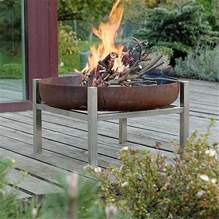Curonian Curonian 350Parnidis Solid Steel Fire Pit Parnidis - Tall 350Parnidis